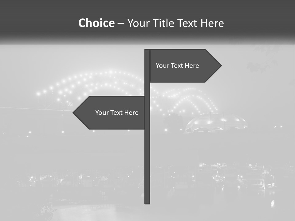 Bridge Town Arkansas PowerPoint Template