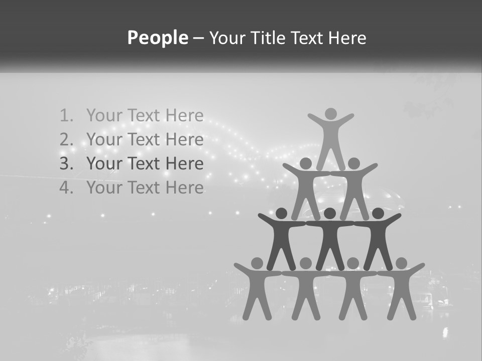 Bridge Town Arkansas PowerPoint Template