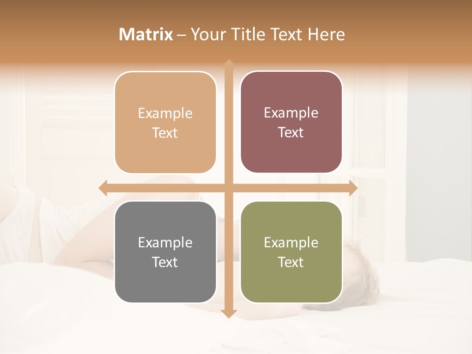 Female Beautiful Doze PowerPoint Template