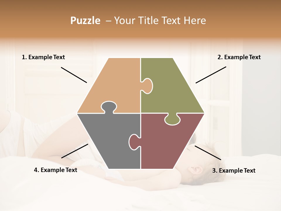 Female Beautiful Doze PowerPoint Template