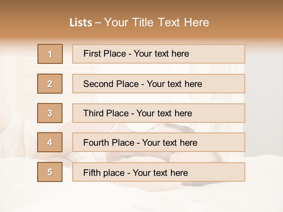 Female Beautiful Doze PowerPoint Template