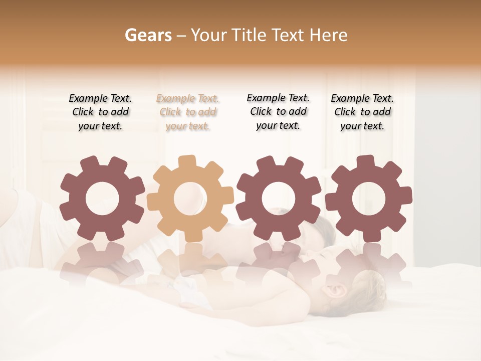 Female Beautiful Doze PowerPoint Template