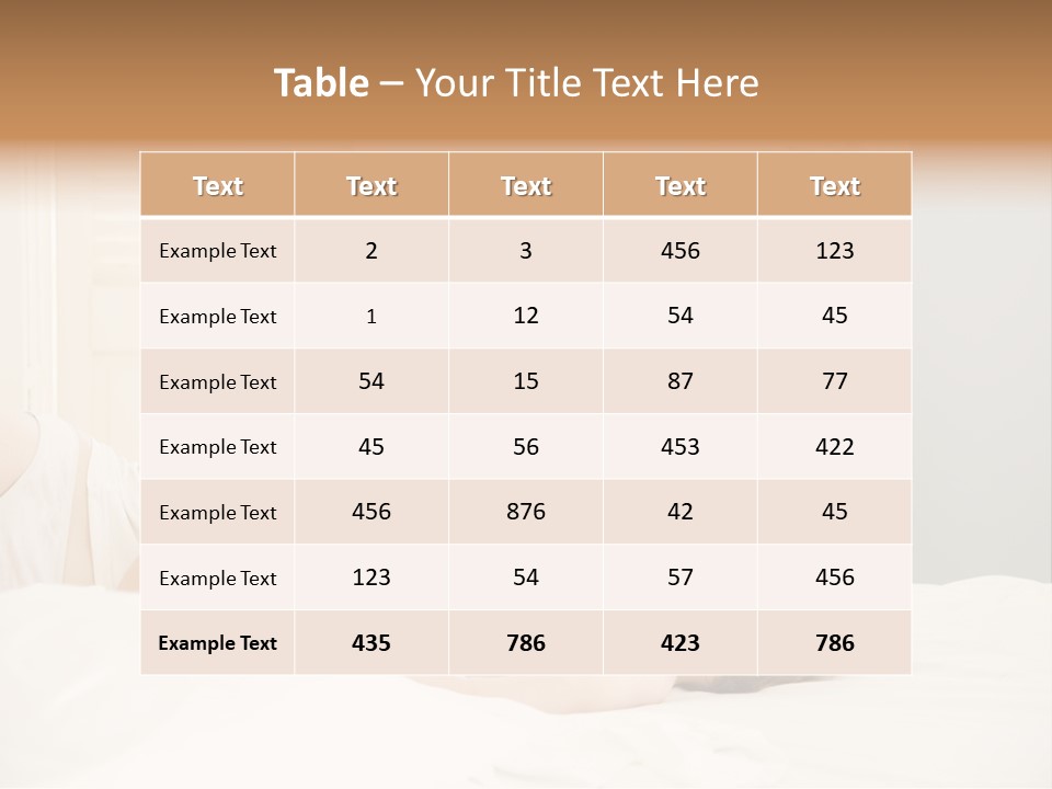 Female Beautiful Doze PowerPoint Template
