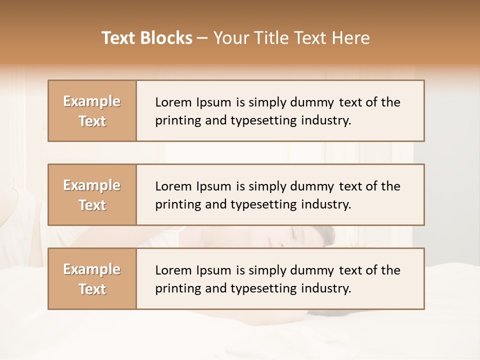 Female Beautiful Doze PowerPoint Template