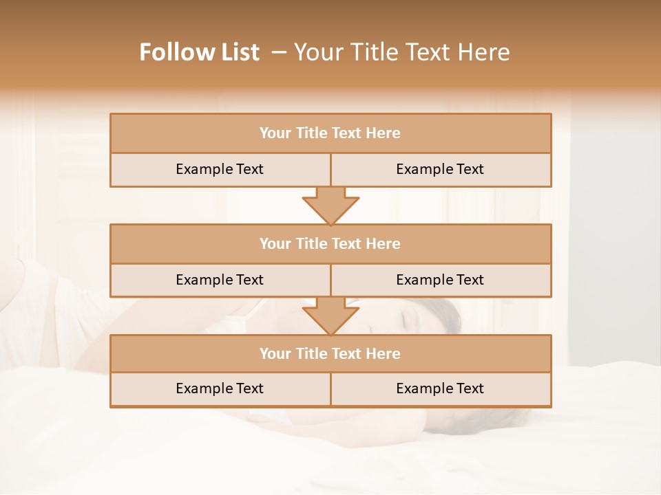 Female Beautiful Doze PowerPoint Template