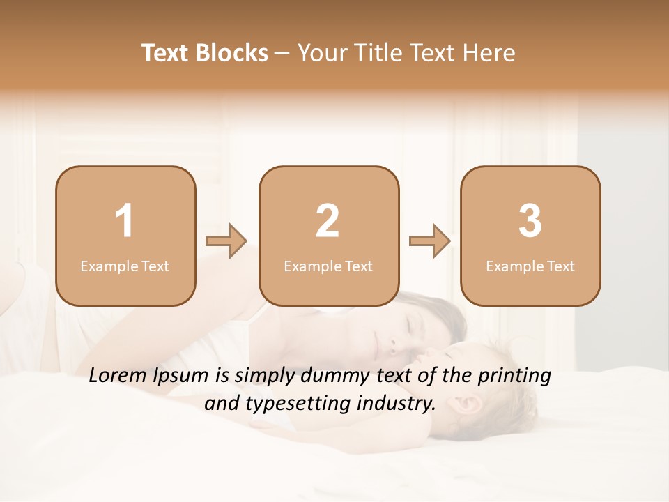 Female Beautiful Doze PowerPoint Template