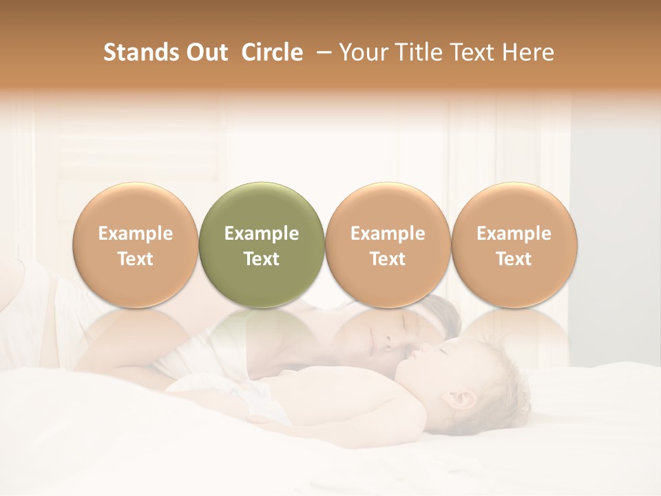 Female Beautiful Doze PowerPoint Template