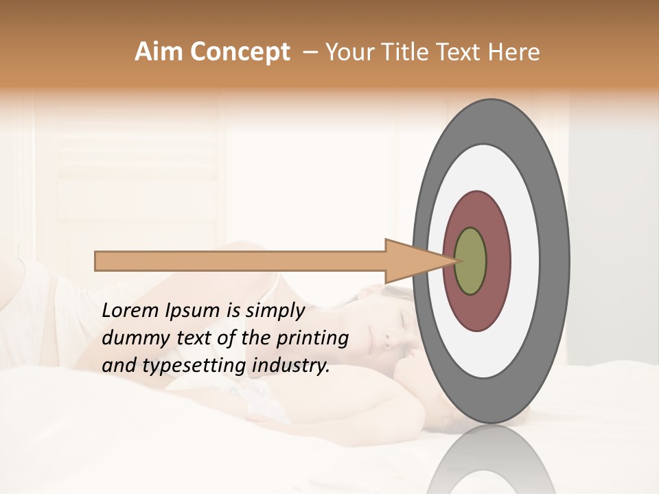 Female Beautiful Doze PowerPoint Template