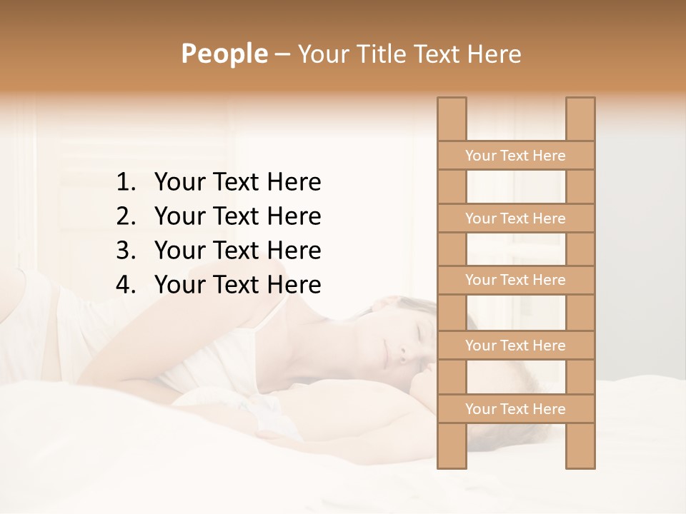 Female Beautiful Doze PowerPoint Template