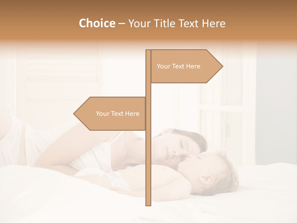 Female Beautiful Doze PowerPoint Template