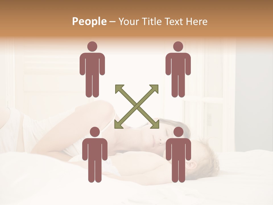 Female Beautiful Doze PowerPoint Template