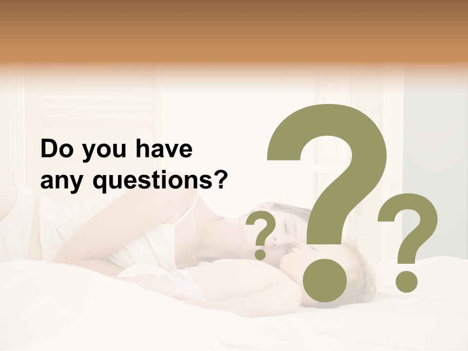 Female Beautiful Doze PowerPoint Template