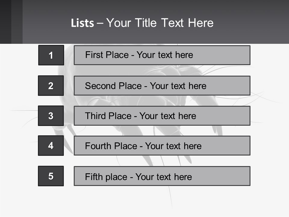 Mite Acarian Hygiene PowerPoint Template
