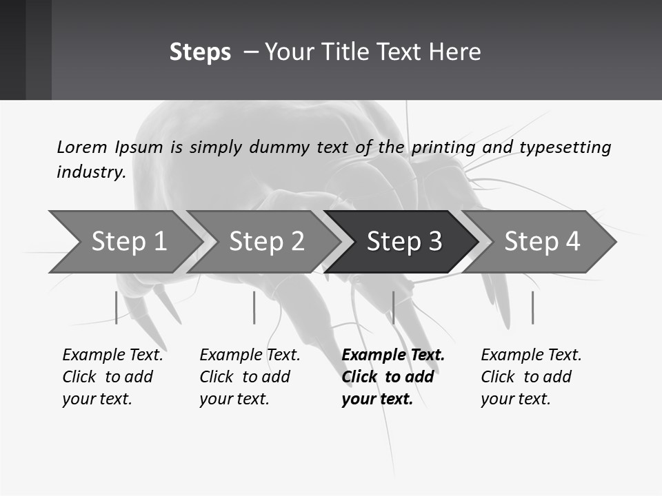Mite Acarian Hygiene PowerPoint Template