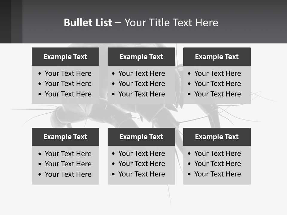 Mite Acarian Hygiene PowerPoint Template