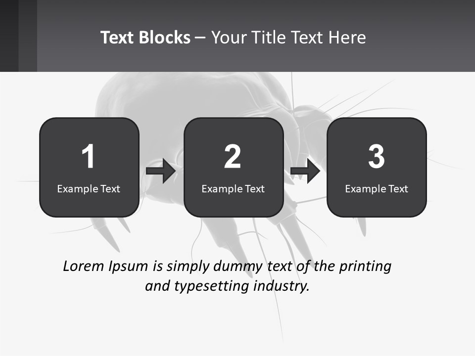 Mite Acarian Hygiene PowerPoint Template