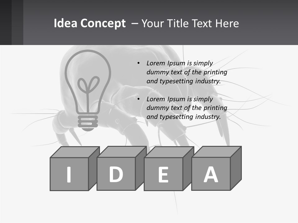 Mite Acarian Hygiene PowerPoint Template