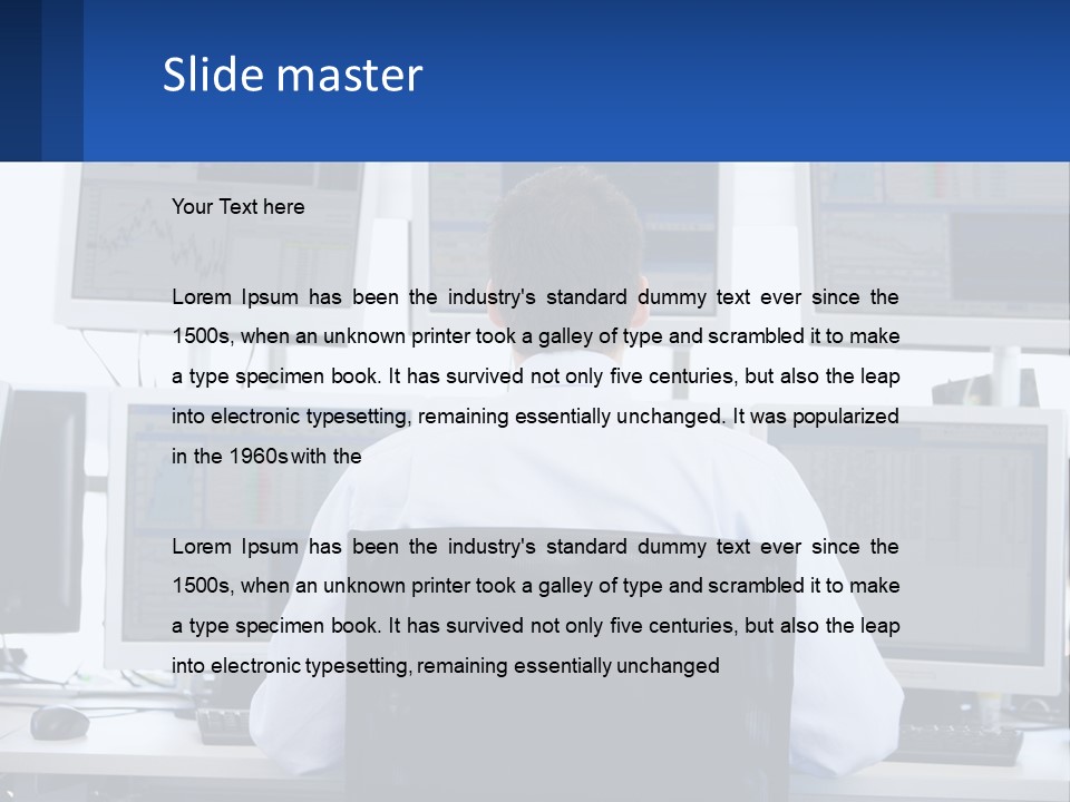 Using Stock Broker PowerPoint Template