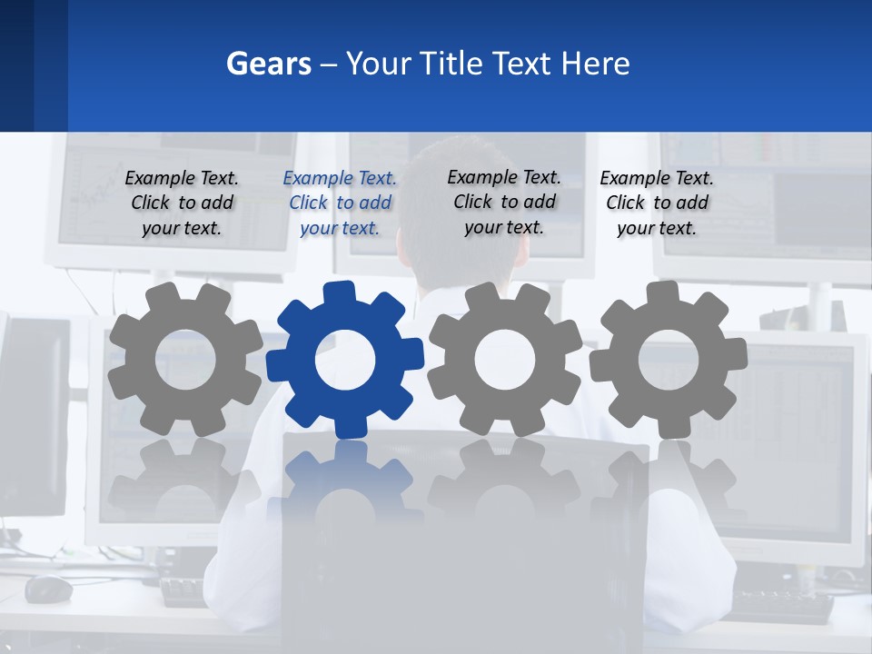 Using Stock Broker PowerPoint Template