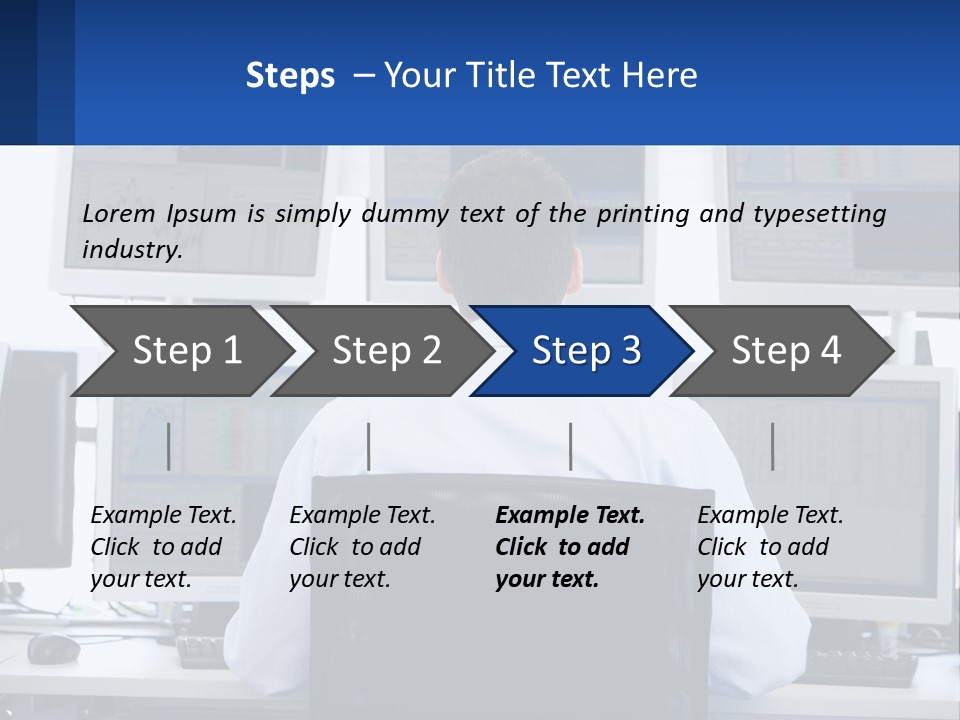 Using Stock Broker PowerPoint Template