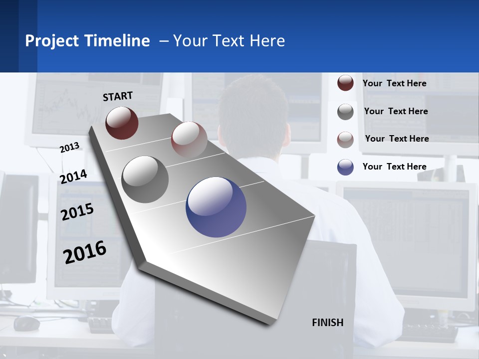 Using Stock Broker PowerPoint Template