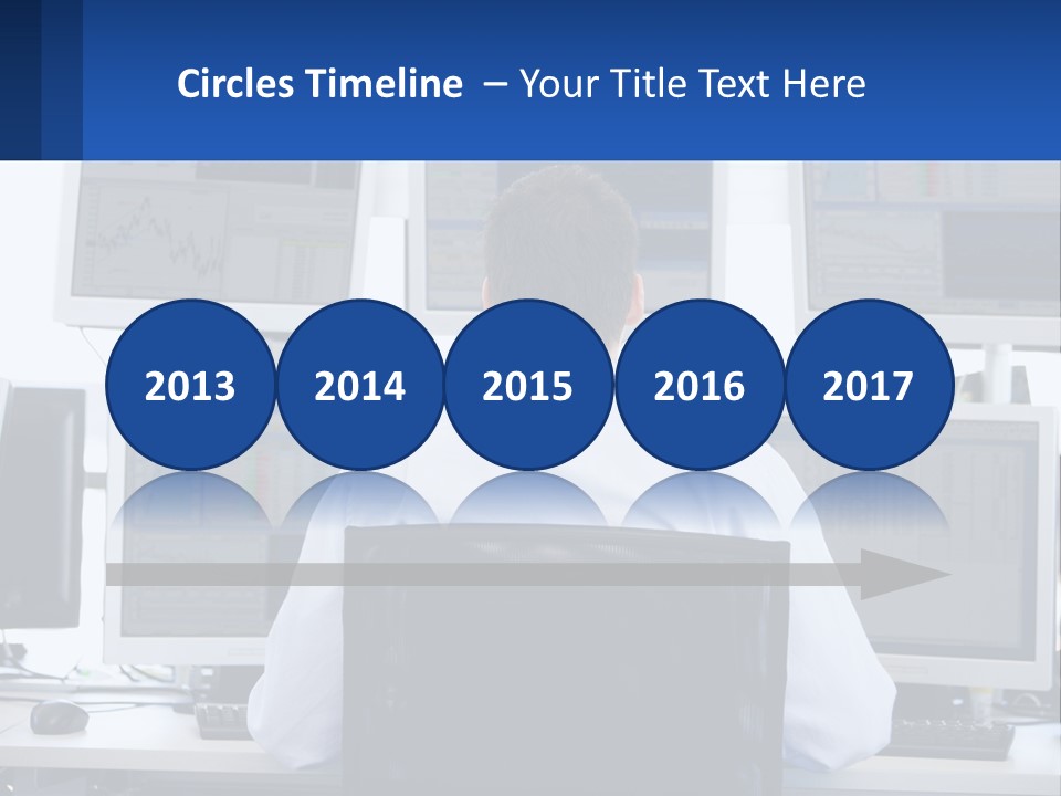 Using Stock Broker PowerPoint Template