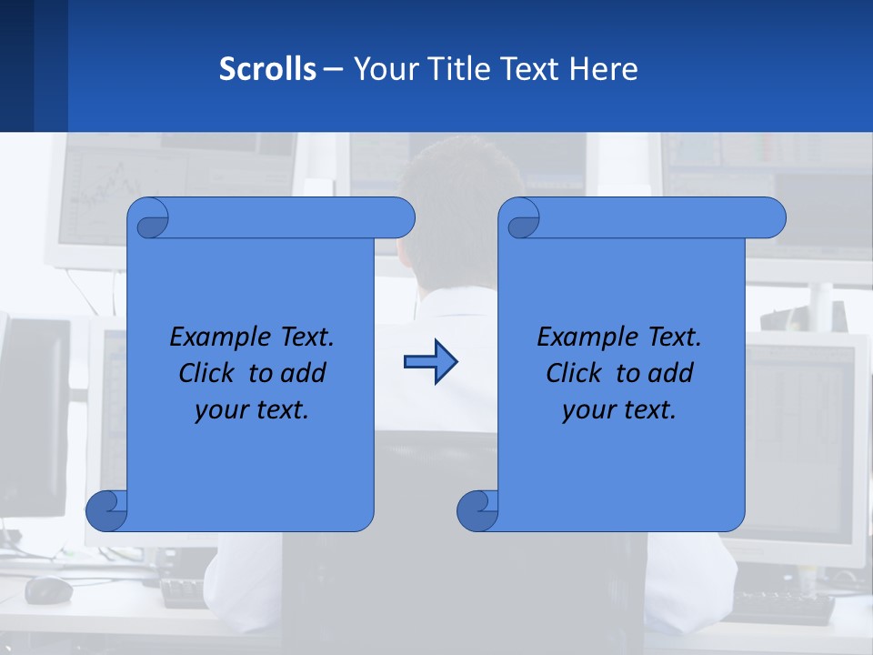 Using Stock Broker PowerPoint Template