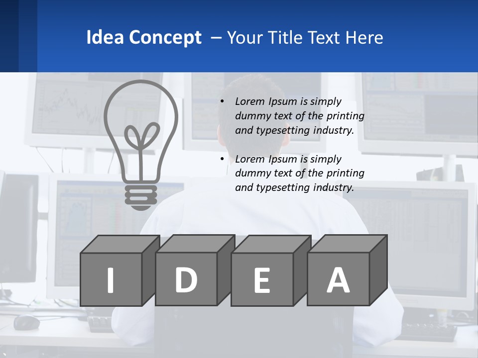Using Stock Broker PowerPoint Template