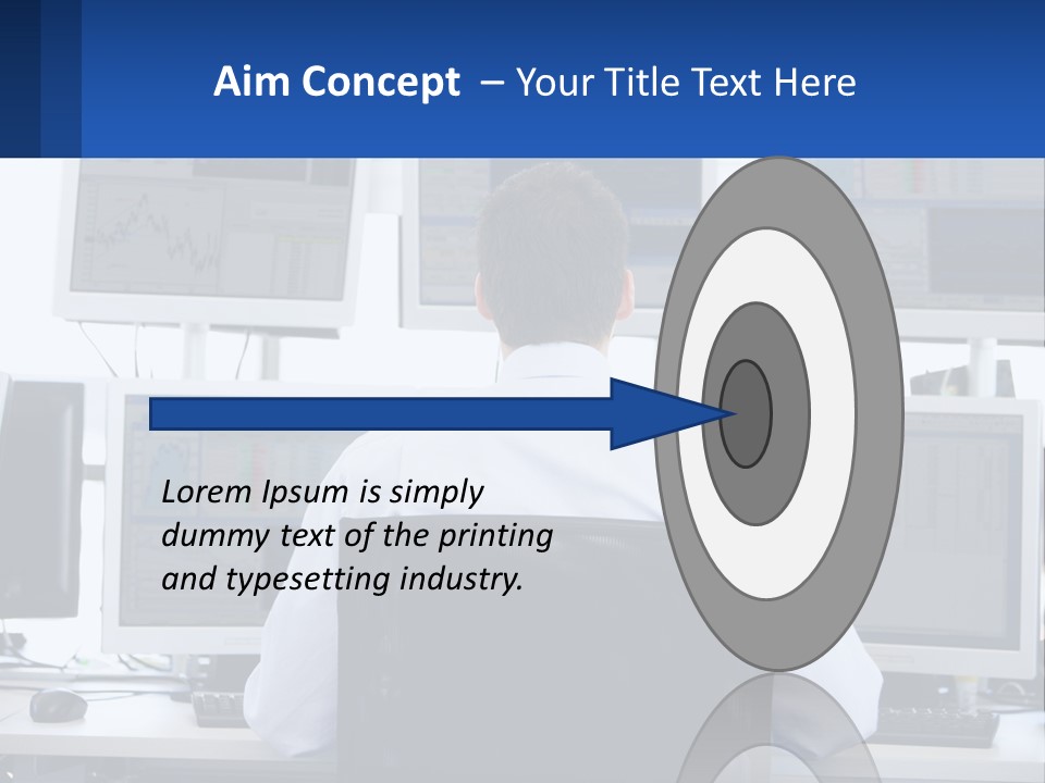 Using Stock Broker PowerPoint Template