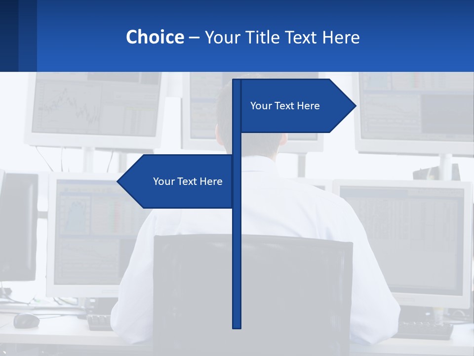 Using Stock Broker PowerPoint Template