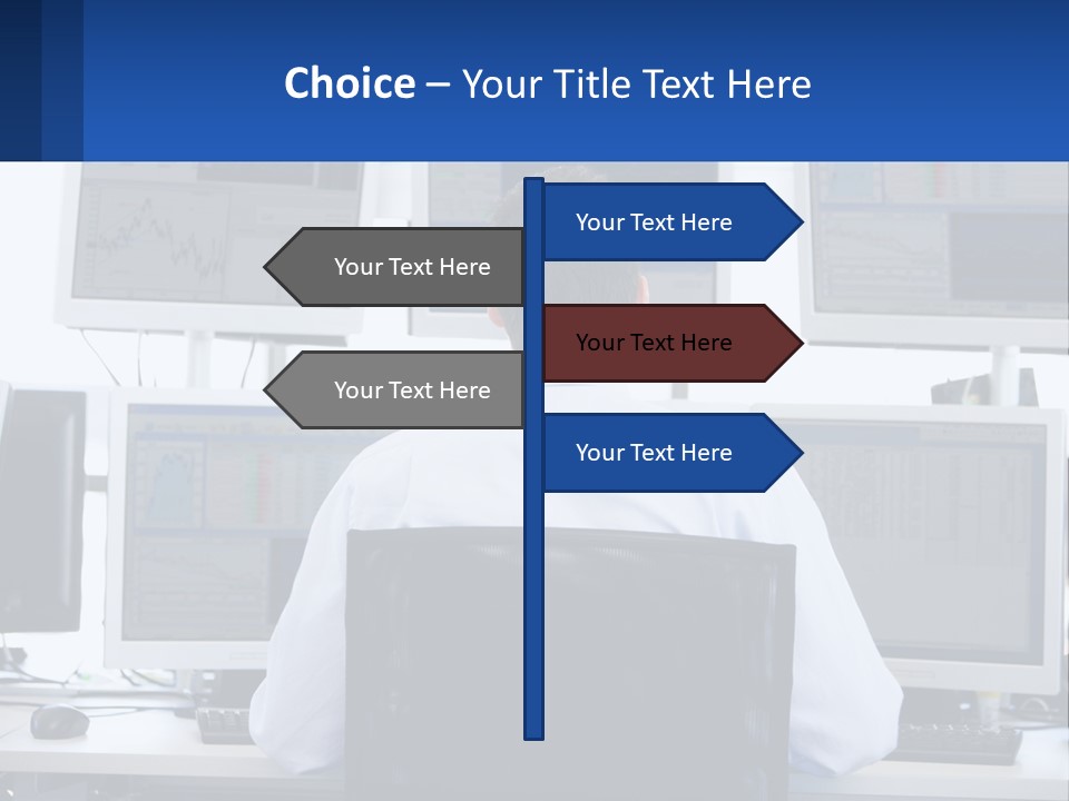 Using Stock Broker PowerPoint Template