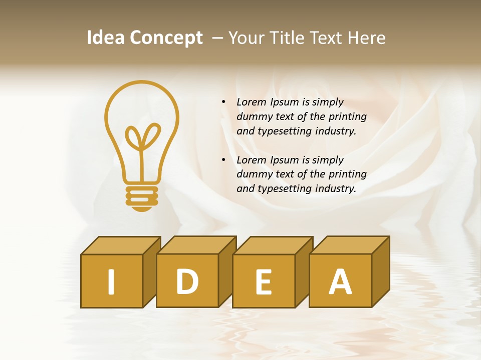 Aroma Romantic Floral PowerPoint Template