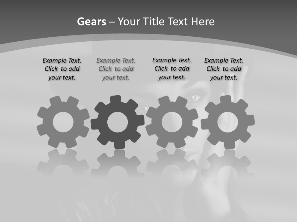 Cosmetics Human Fashion PowerPoint Template