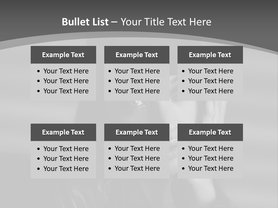 Cosmetics Human Fashion PowerPoint Template