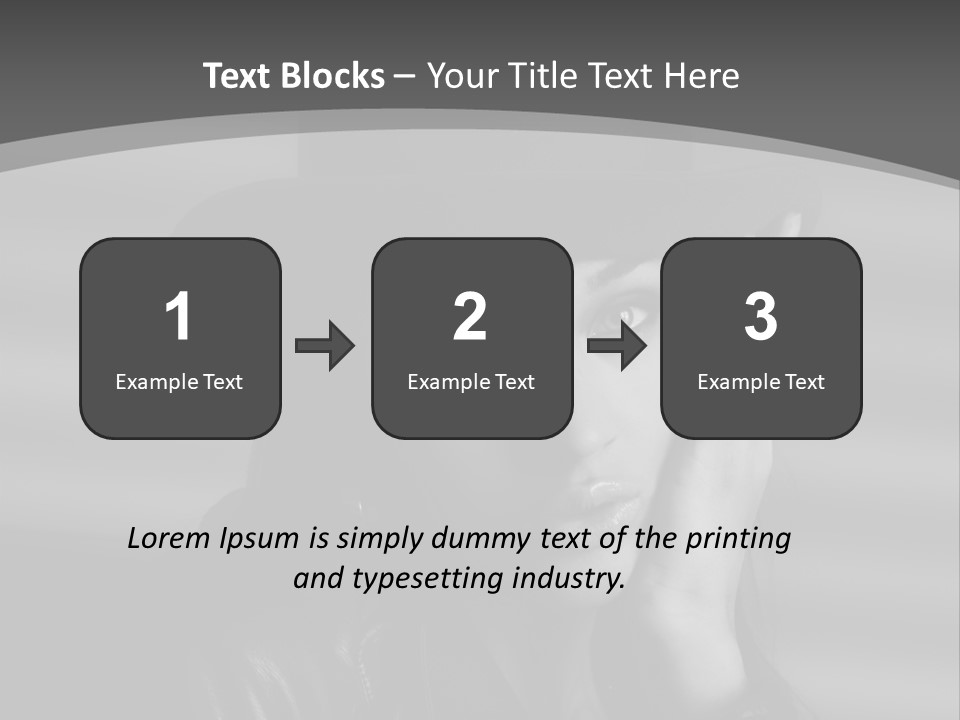 Cosmetics Human Fashion PowerPoint Template
