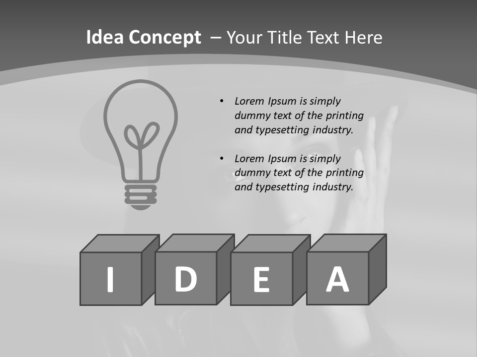 Cosmetics Human Fashion PowerPoint Template