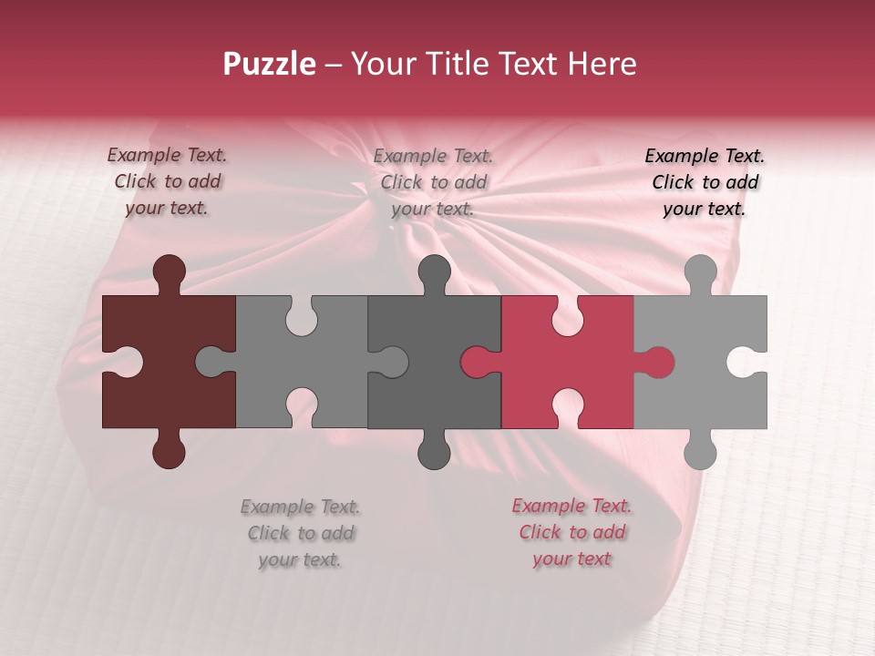 Tatami Wrapping Box PowerPoint Template