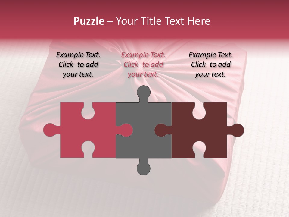 Tatami Wrapping Box PowerPoint Template