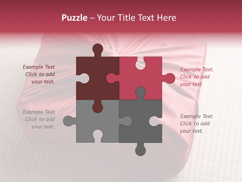 Tatami Wrapping Box PowerPoint Template