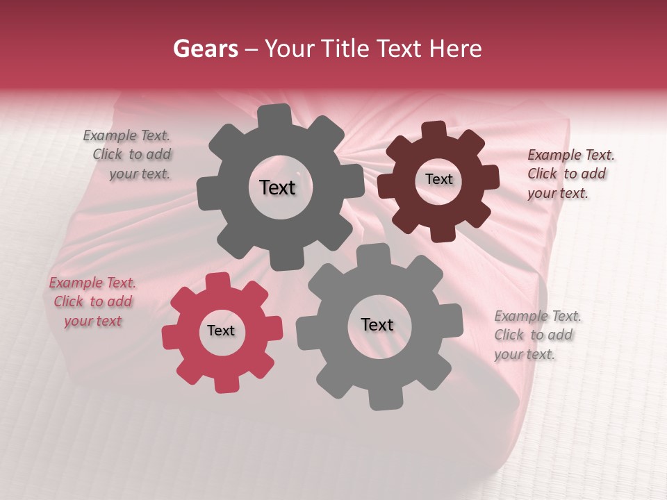 Tatami Wrapping Box PowerPoint Template