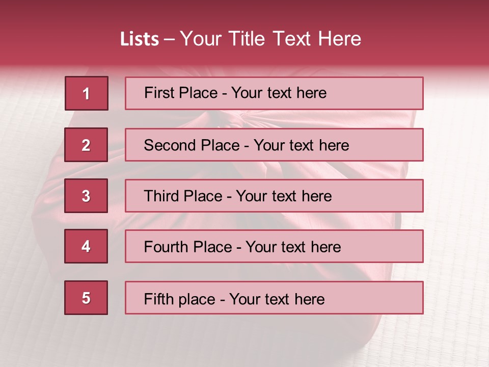 Tatami Wrapping Box PowerPoint Template