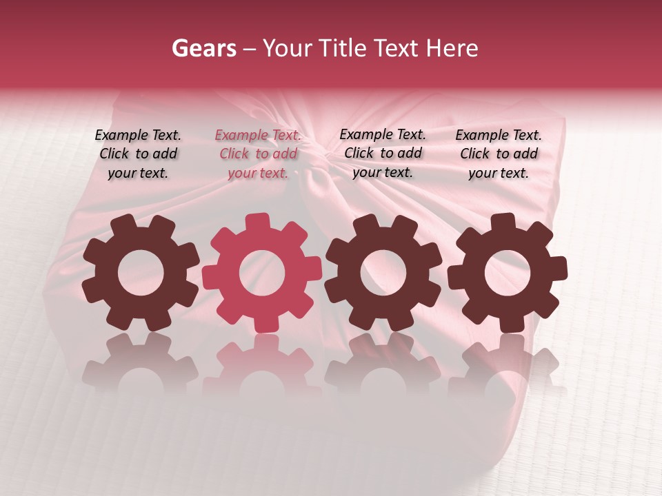 Tatami Wrapping Box PowerPoint Template