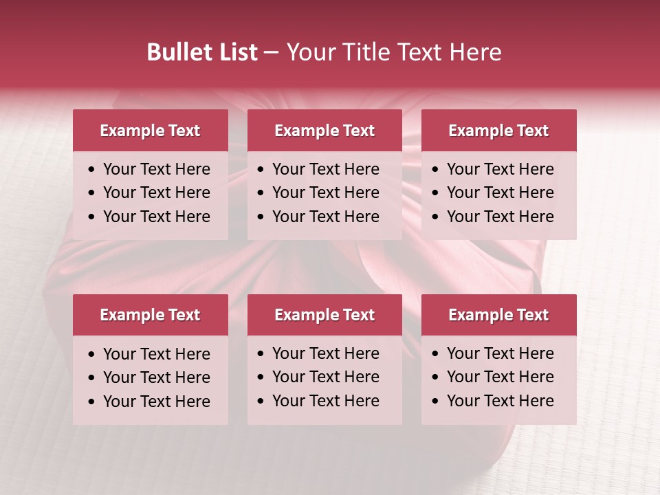 Tatami Wrapping Box PowerPoint Template