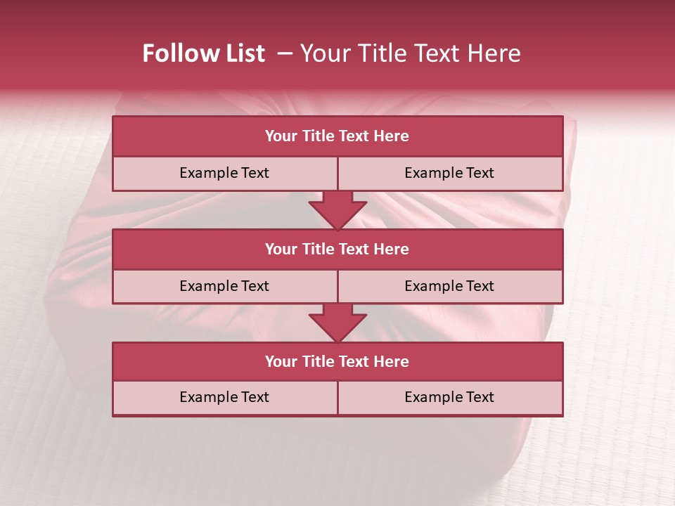 Tatami Wrapping Box PowerPoint Template