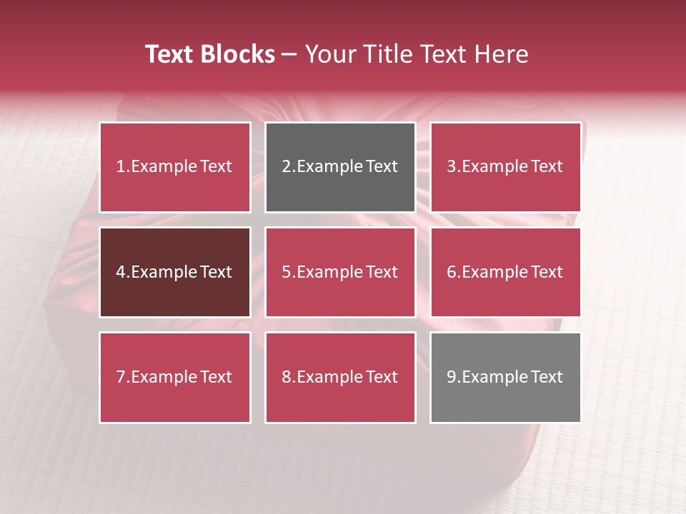Tatami Wrapping Box PowerPoint Template