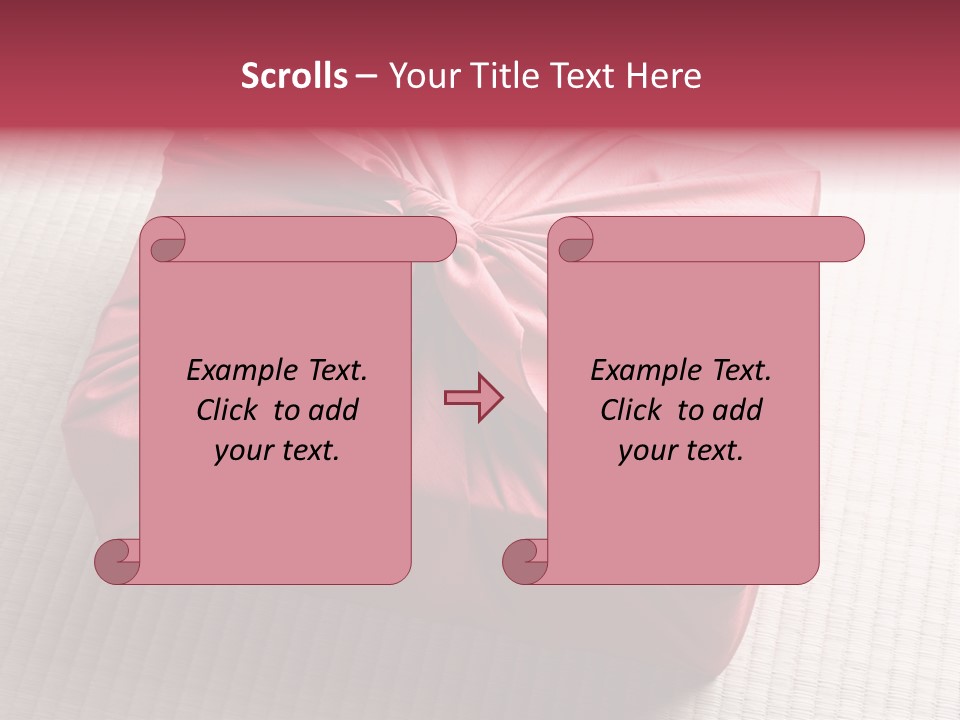 Tatami Wrapping Box PowerPoint Template