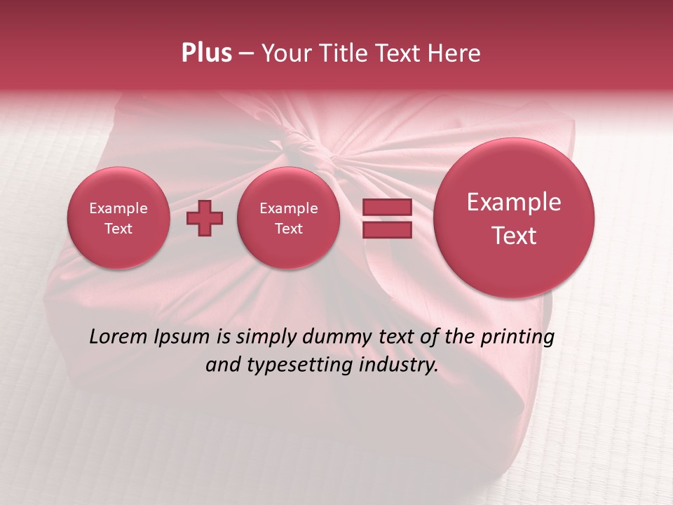 Tatami Wrapping Box PowerPoint Template