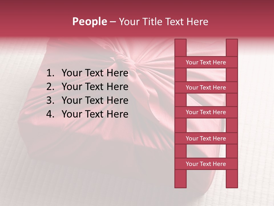 Tatami Wrapping Box PowerPoint Template