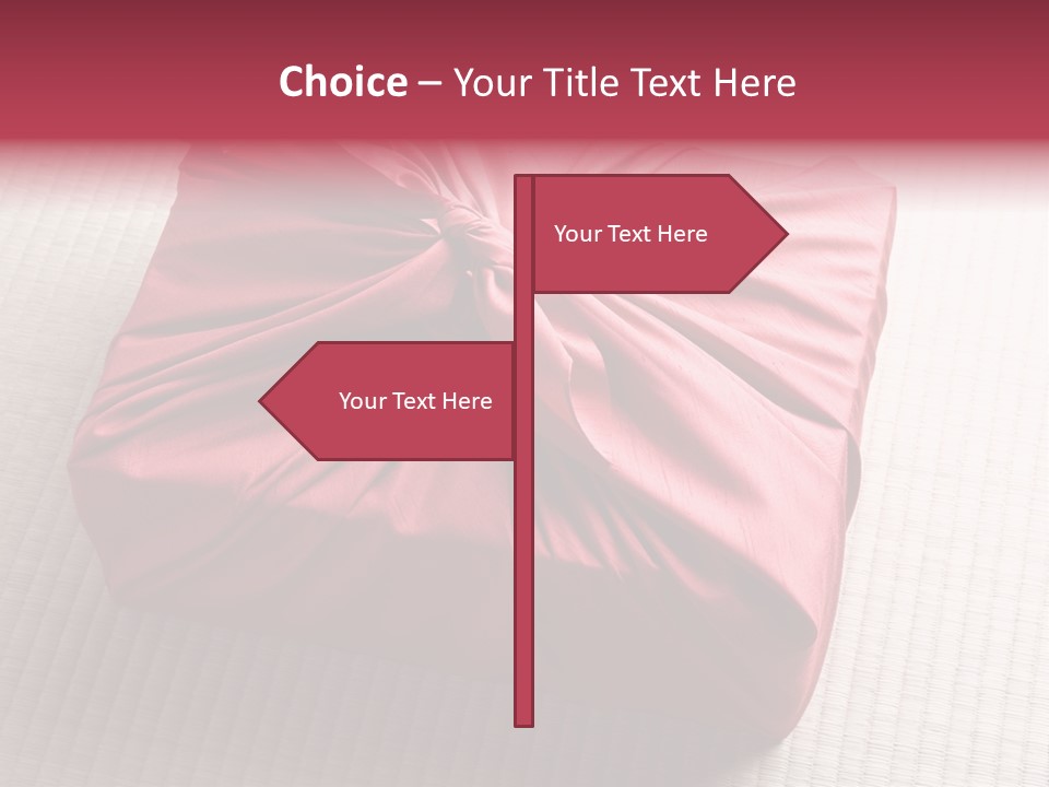 Tatami Wrapping Box PowerPoint Template
