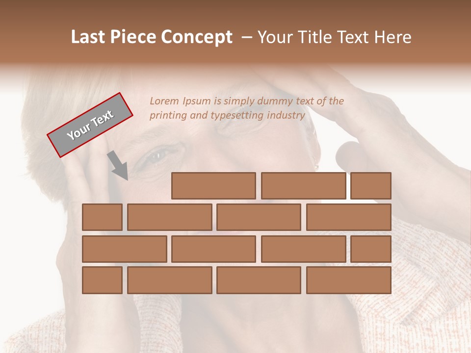 Disaster Crisis Tired PowerPoint Template